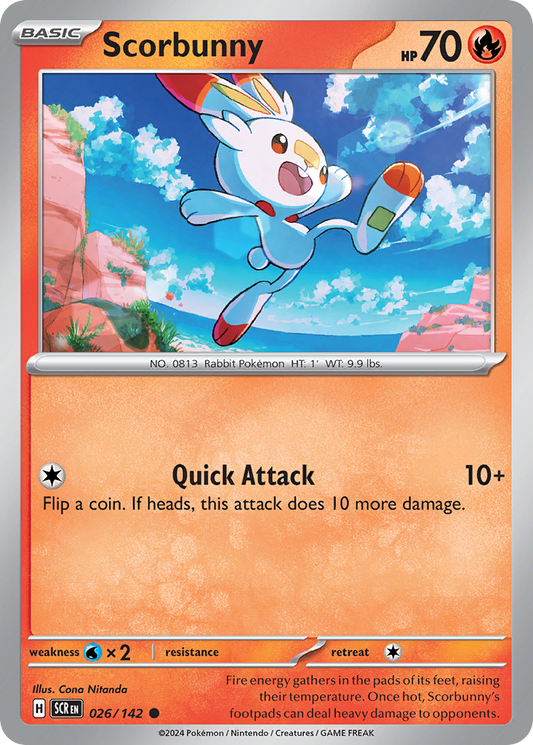 Scorbunny 026/142 - Reverse Holo