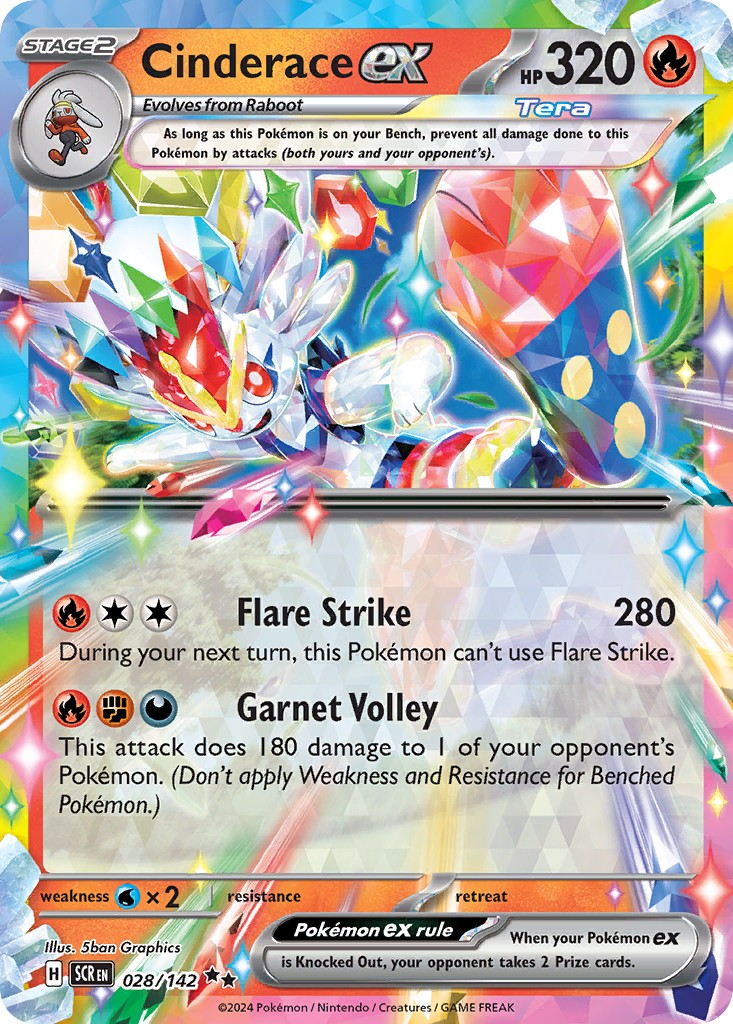 Cinderace ex 028/142