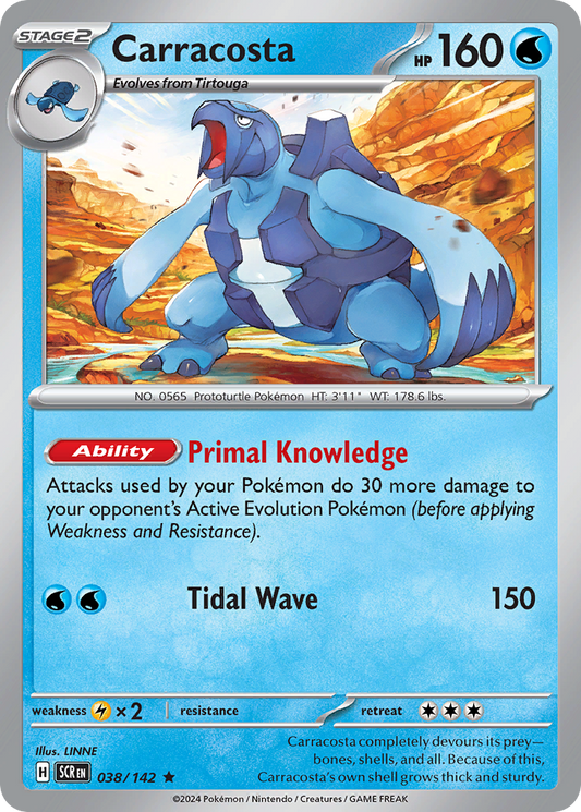 Carracosta 038/142 - Reverse Holo