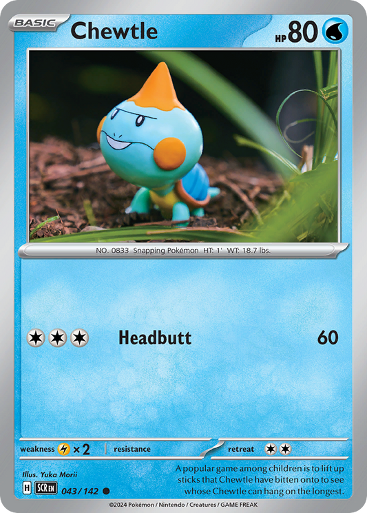 Chewtle 043/142 - Reverse Holo