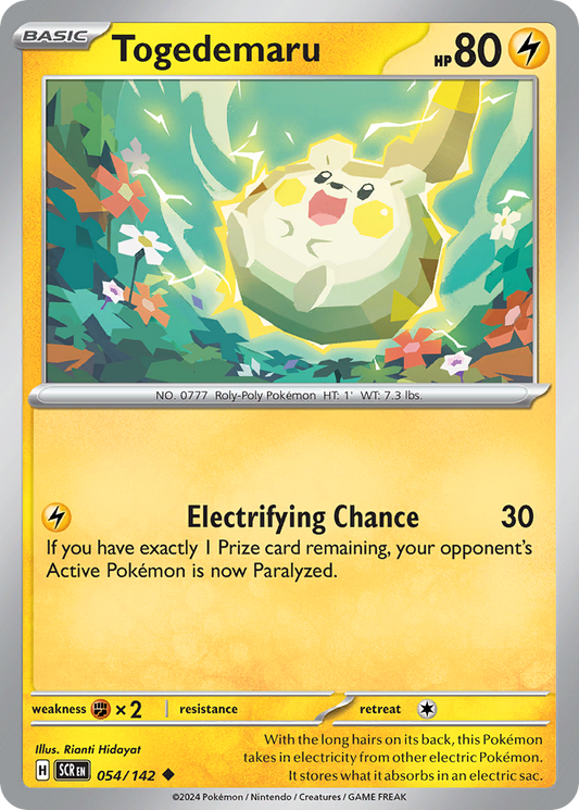 Togedemaru 054/142 - Reverse Holo