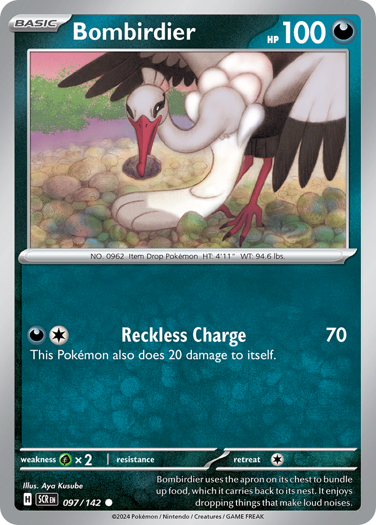 Bombirdier 097/142 - Reverse Holo