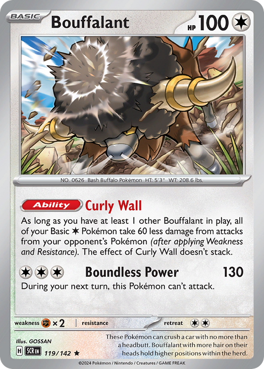 Bouffalant 119/142 - Reverse Holo
