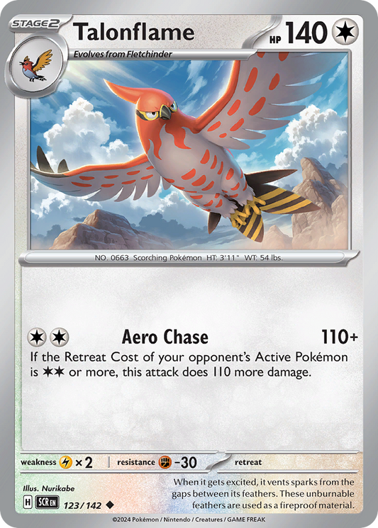 Talonflame 123/142 - Reverse Holo