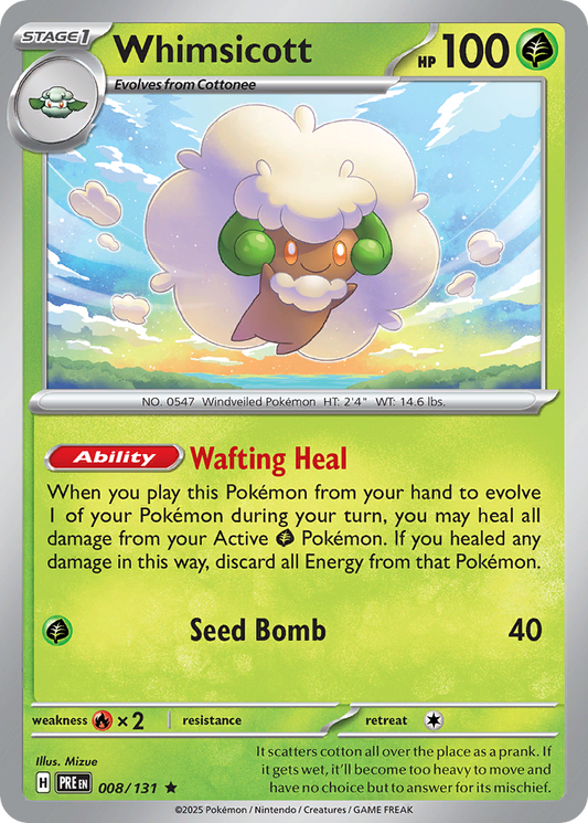 Whimsicott 008/131 - Master Ball Holo