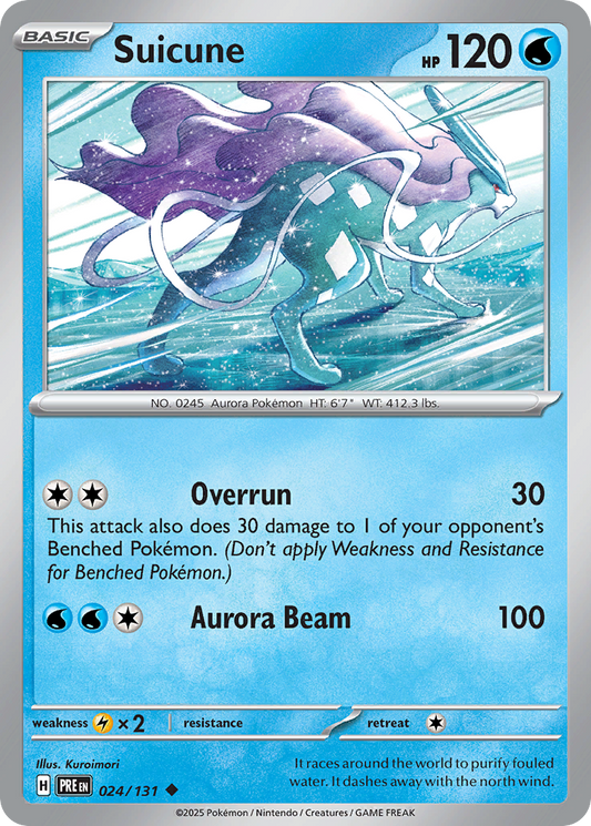 Suicune 024/131 - Reverse Holo