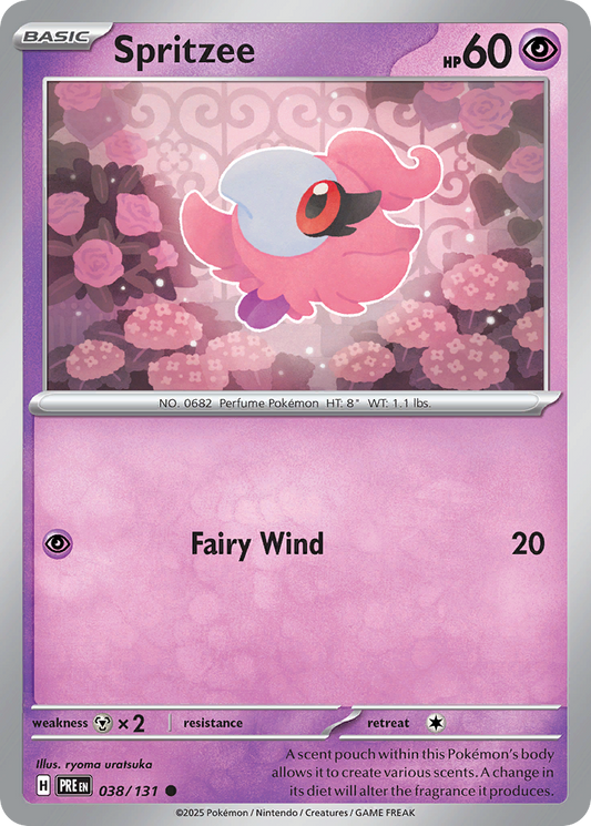Spritzee 038/131 - Poke ball Holo