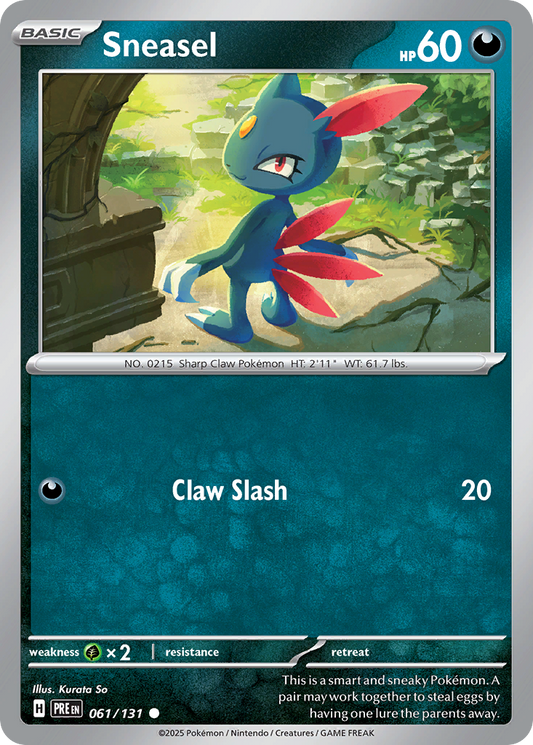 Sneasel 061/131 - Master Ball Holo