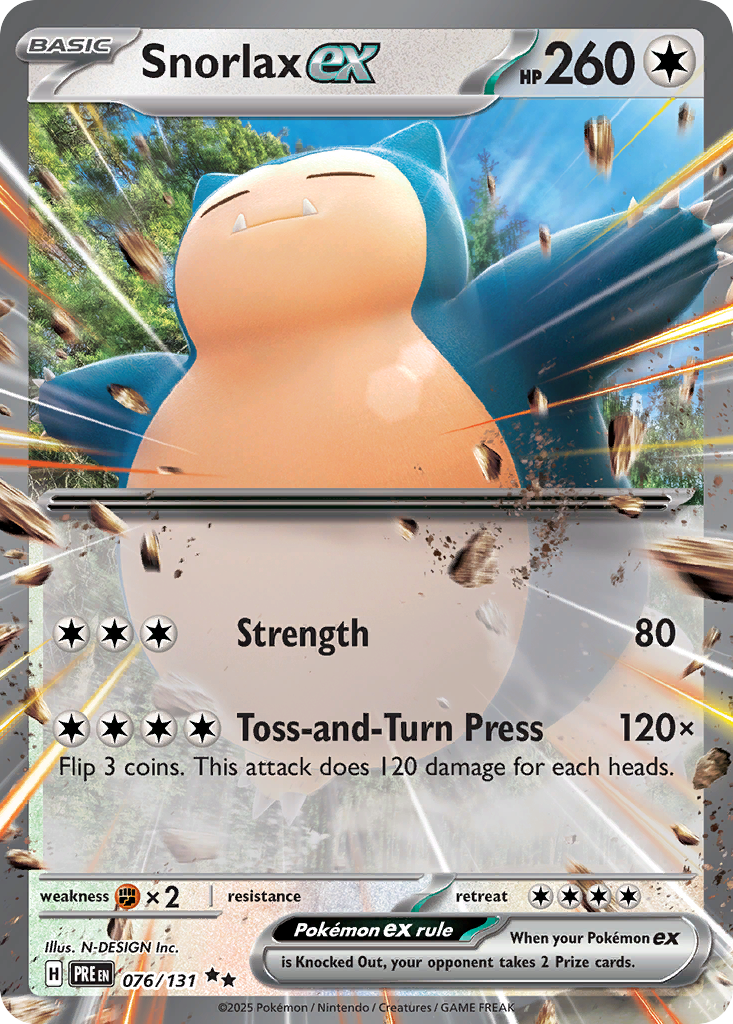 Snorlax ex 076/131 - Master Ball Holo
