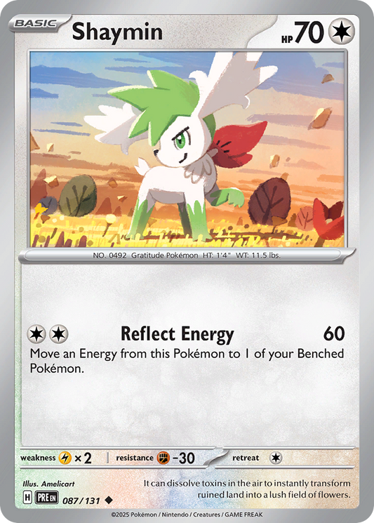 Shaymin 087/131 - Poke ball Holo