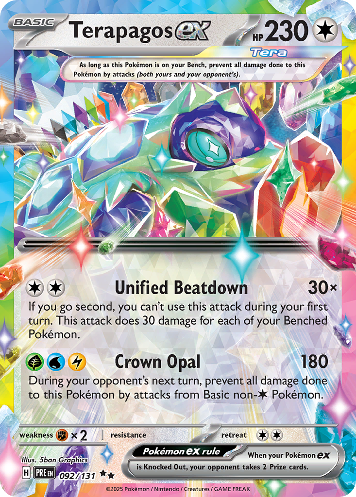 Terapagos ex 092/131 - Master Ball Holo
