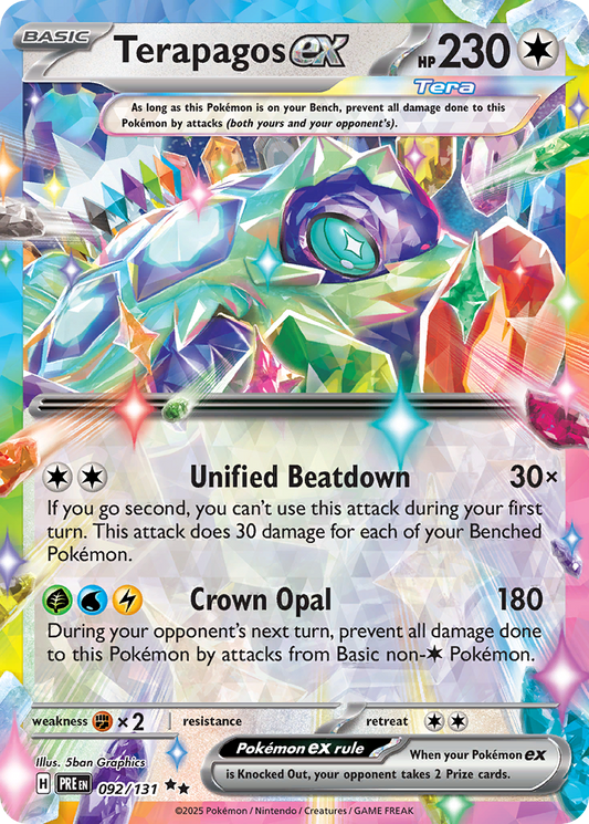 Terapagos ex 092/131 - Master Ball Holo