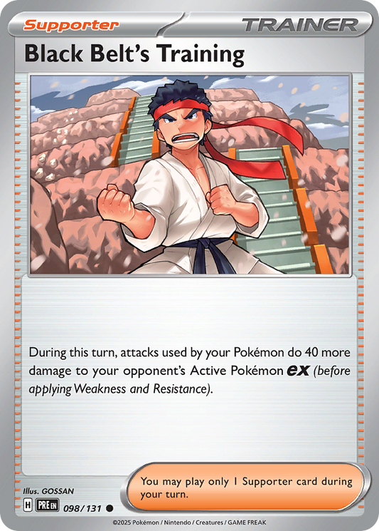 Black Belt’s Training 098/131 - Poke ball Holo
