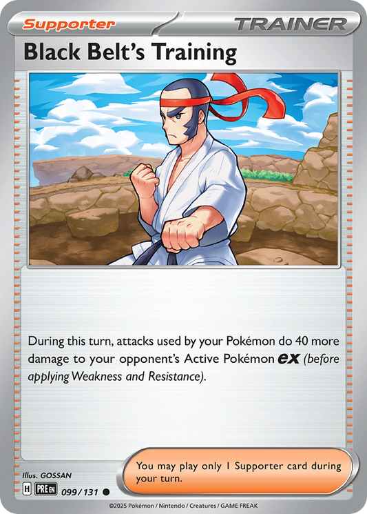 Black Belt’s Training 099/131 - Poke ball Holo