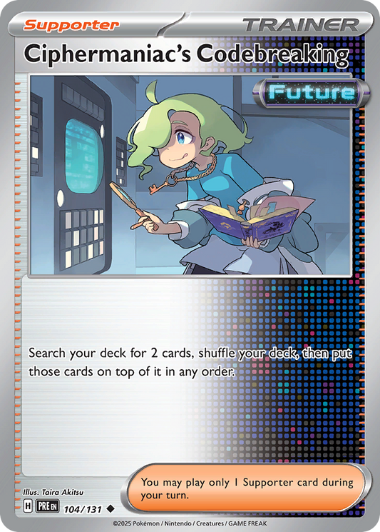 Ciphermaniac’s Codebreaking 104/131 - Master Ball Holo