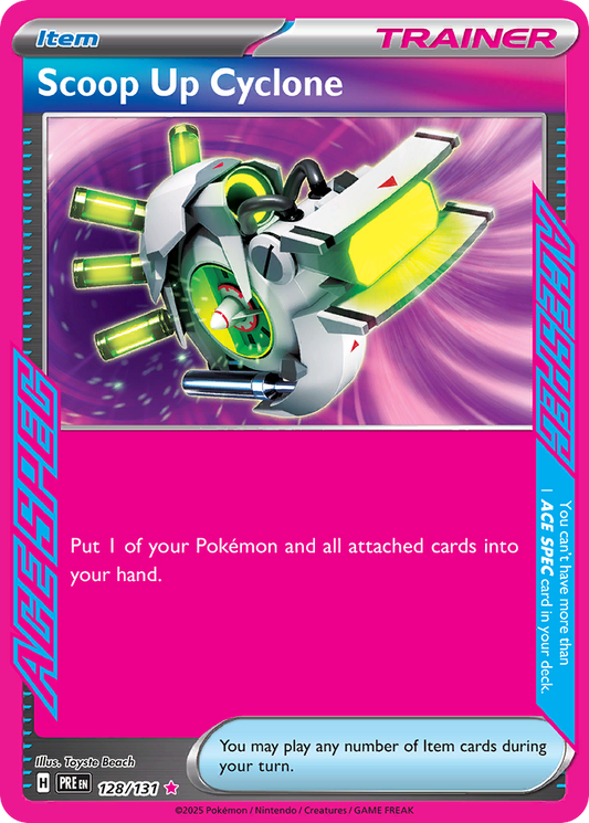 Scoop Up Cyclone 128/131 - Reverse Holo