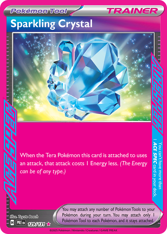 Sparkling Crystal 129/131 - Reverse Holo