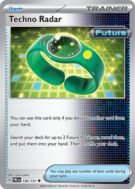 Techno Radar 130/131 - Poke ball Holo