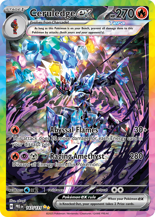 Ceruledge ex 147/131 - Master Ball Holo