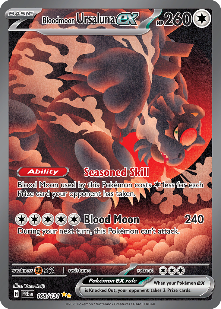 Bloodmoon Ursaluna ex 168/131 - Poke ball Holo