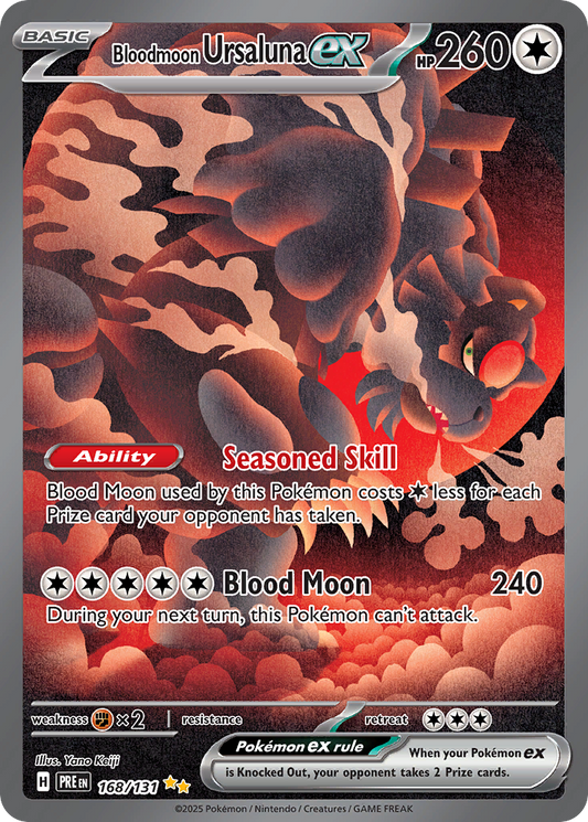 Bloodmoon Ursaluna ex 168/131 - Master Ball Holo