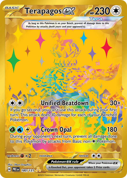 Terapagos ex 180/131 - Master Ball Holo