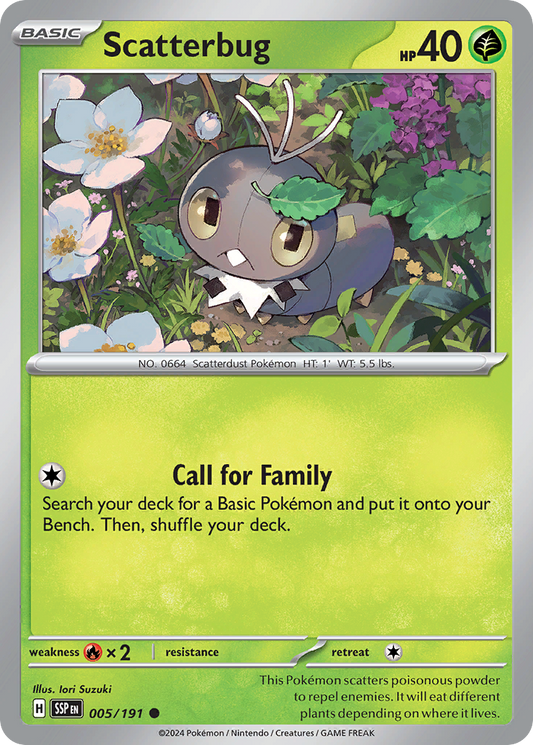 Scatterbug 005/191 - Reverse Holo