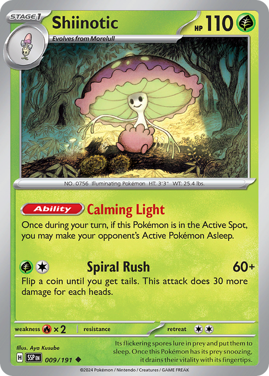 Shiinotic 009/191 - Reverse Holo