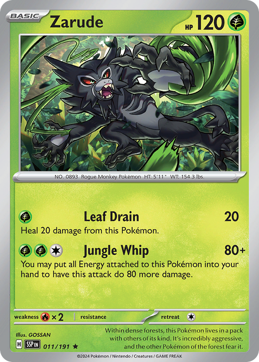Zarude 011/191 - Reverse Holo
