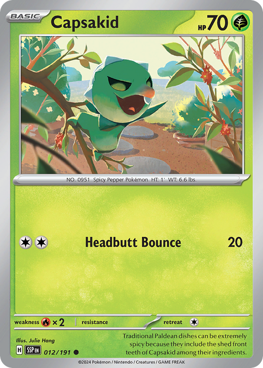 Capsakid 012/191 - Reverse Holo