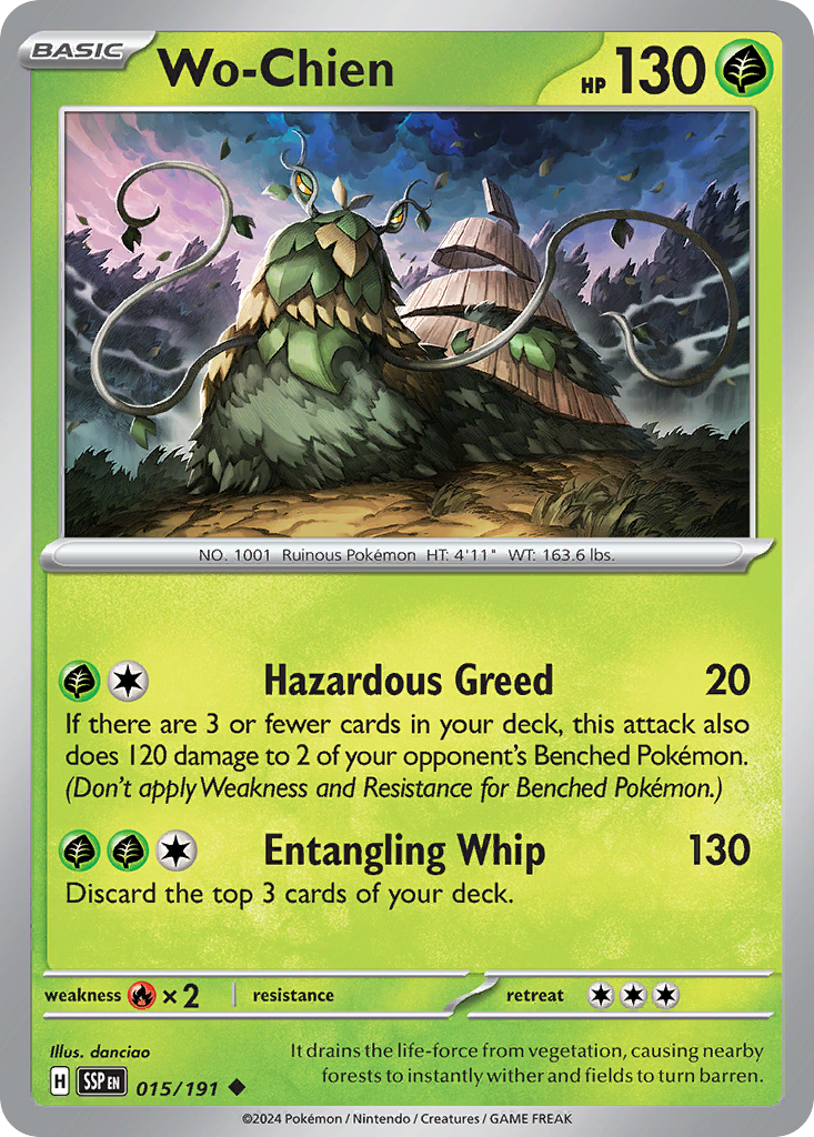 Wo-Chien 015/191 - Reverse Holo
