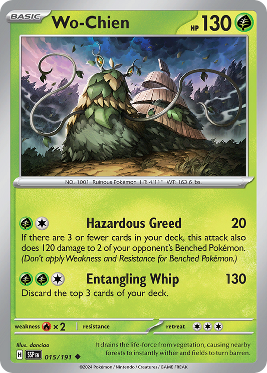 Wo-Chien 015/191 - Reverse Holo