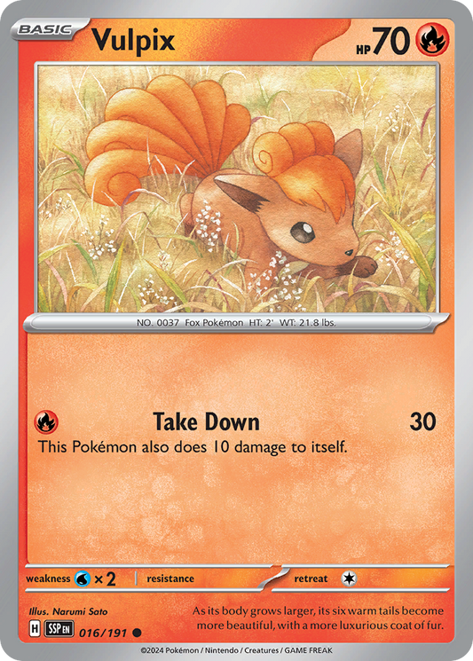 Vulpix 016/191 - Reverse Holo