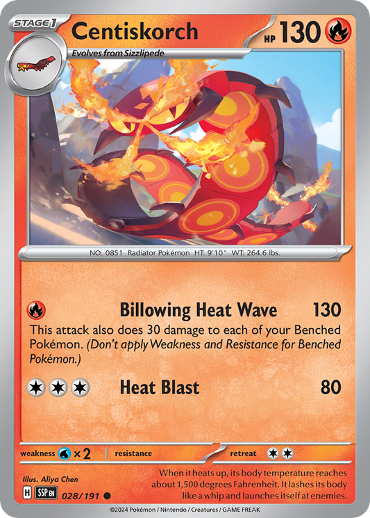Centiskorch 028/191 - Reverse Holo