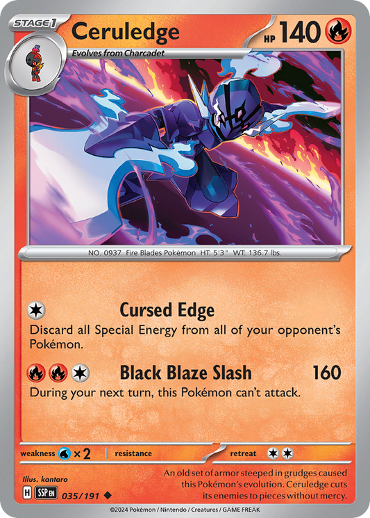 Ceruledge 035/191 - Reverse Holo