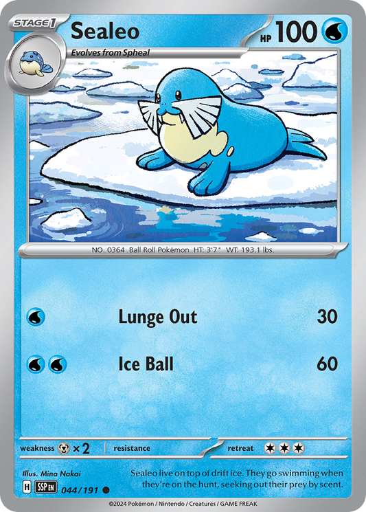 Sealeo 044/191 - Reverse Holo