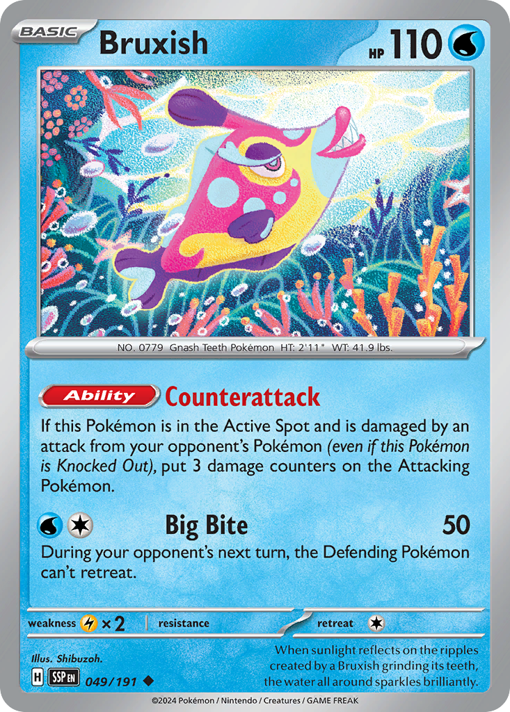 Bruxish 049/191 - Reverse Holo