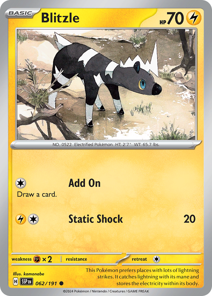 Blitzle 062/191 - Reverse Holo