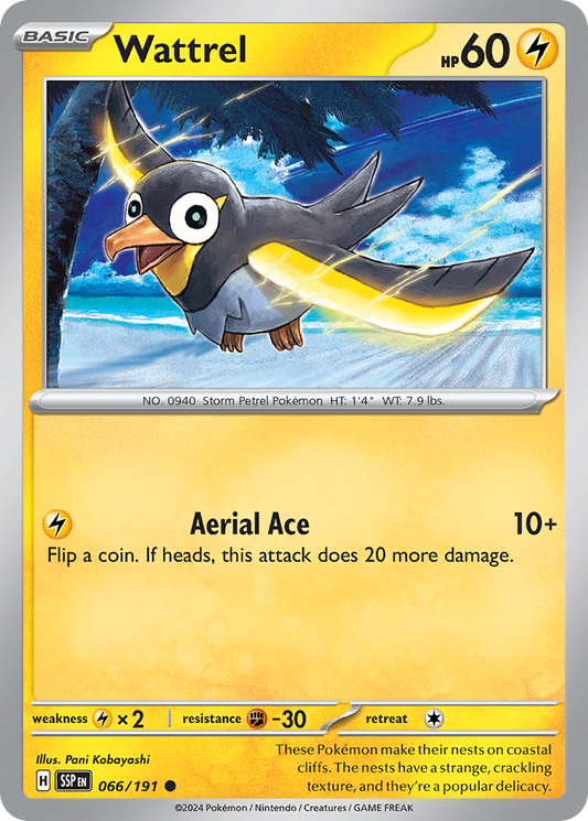 Wattrel 066/191 - Reverse Holo
