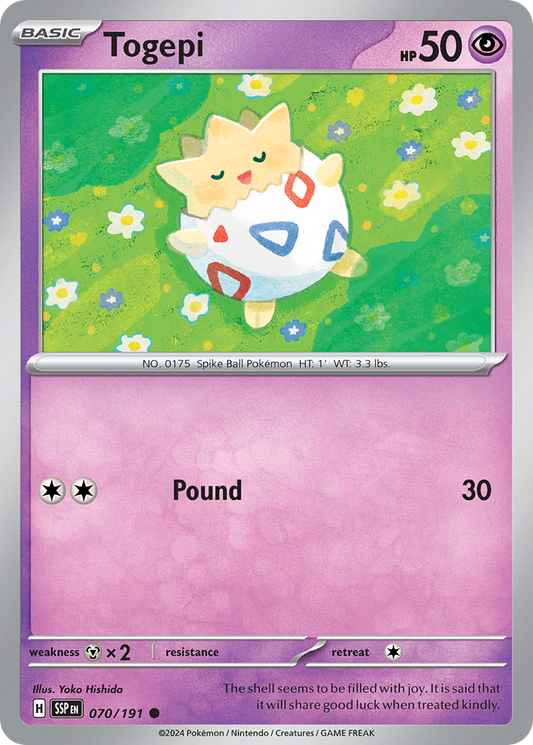Togepi 070/191 - Reverse Holo