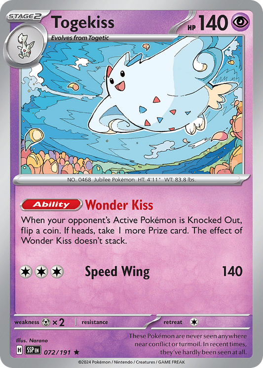 Togekiss 072/191 - Reverse Holo