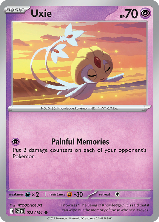 Uxie 078/191 - Reverse Holo