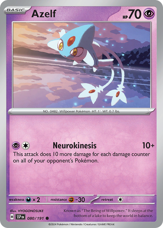 Azelf 080/191 - Reverse Holo