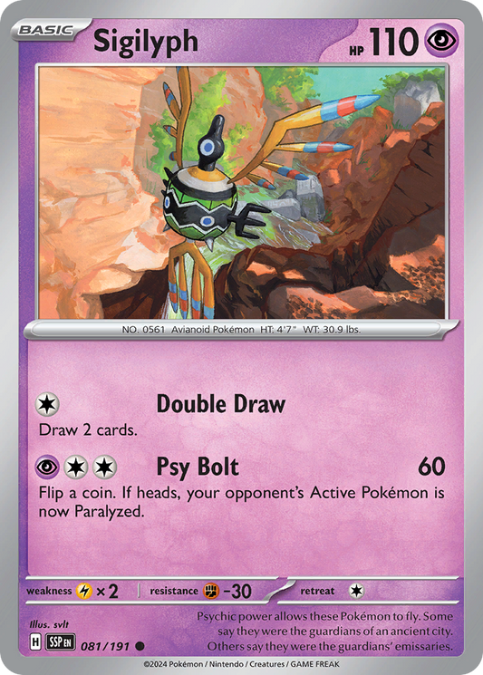 Sigilyph 081/191 - Reverse Holo