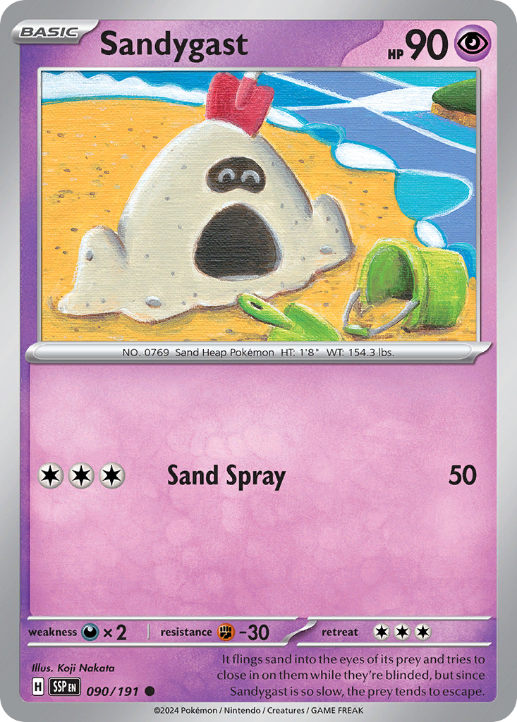 Sandygast 090/191 - Reverse Holo