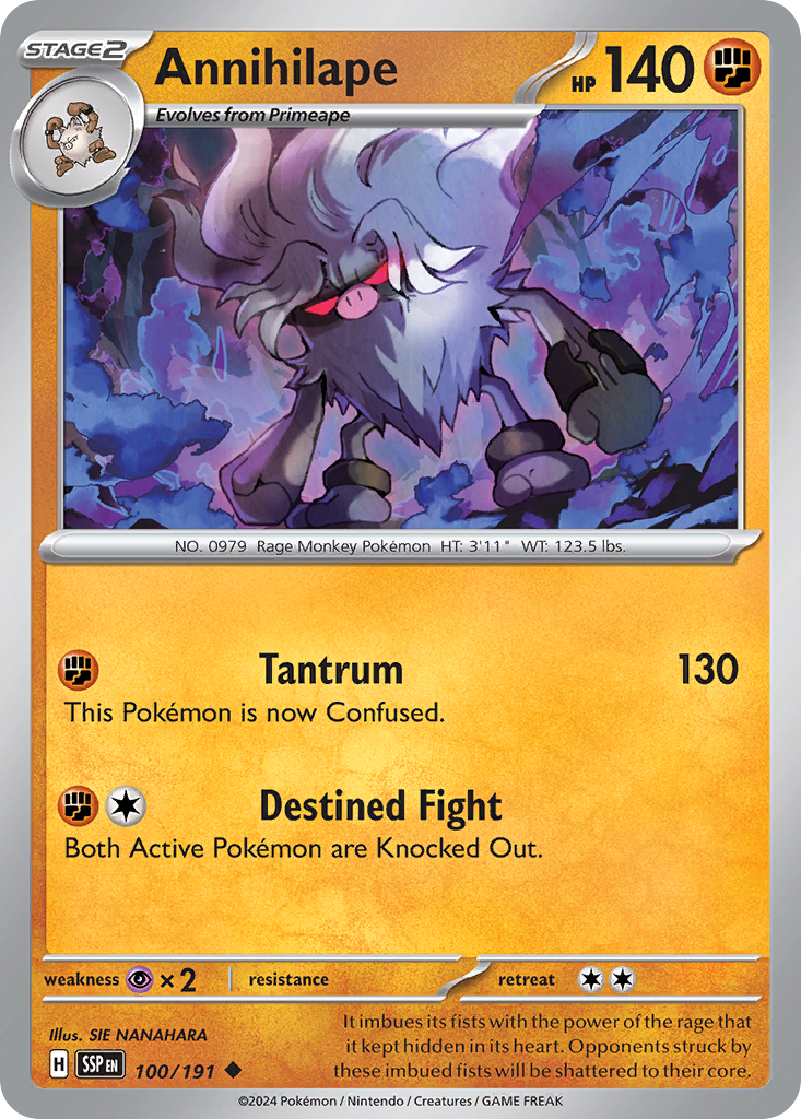 Annihilape 100/191 - Reverse Holo