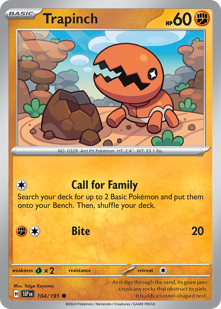 Trapinch 104/191 - Reverse Holo