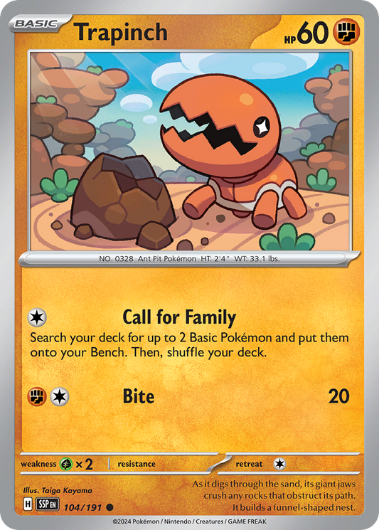 Trapinch 104/191 - Reverse Holo