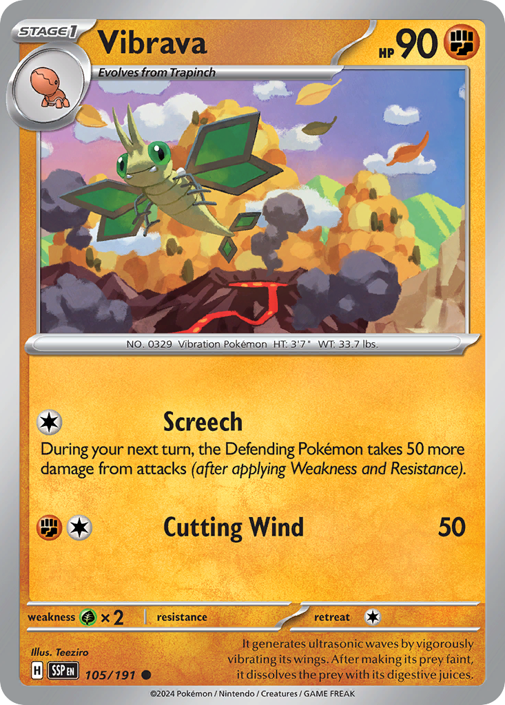 Vibrava 105/191 - Reverse Holo