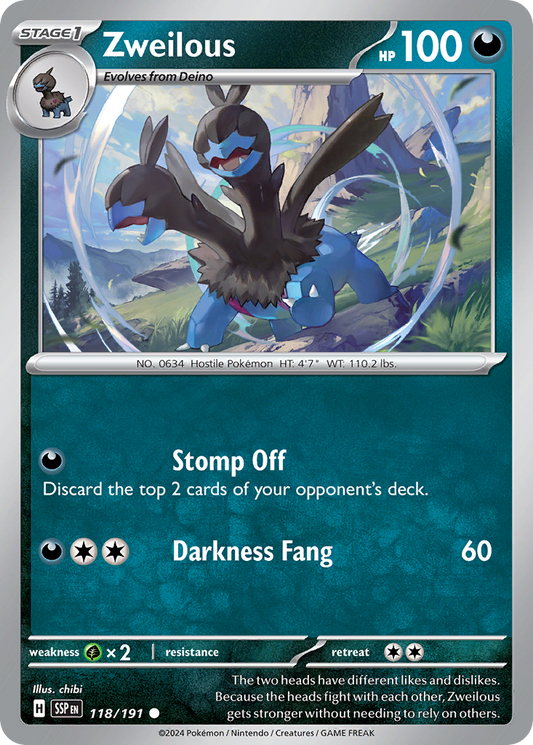 Zweilous 118/191 - Reverse Holo